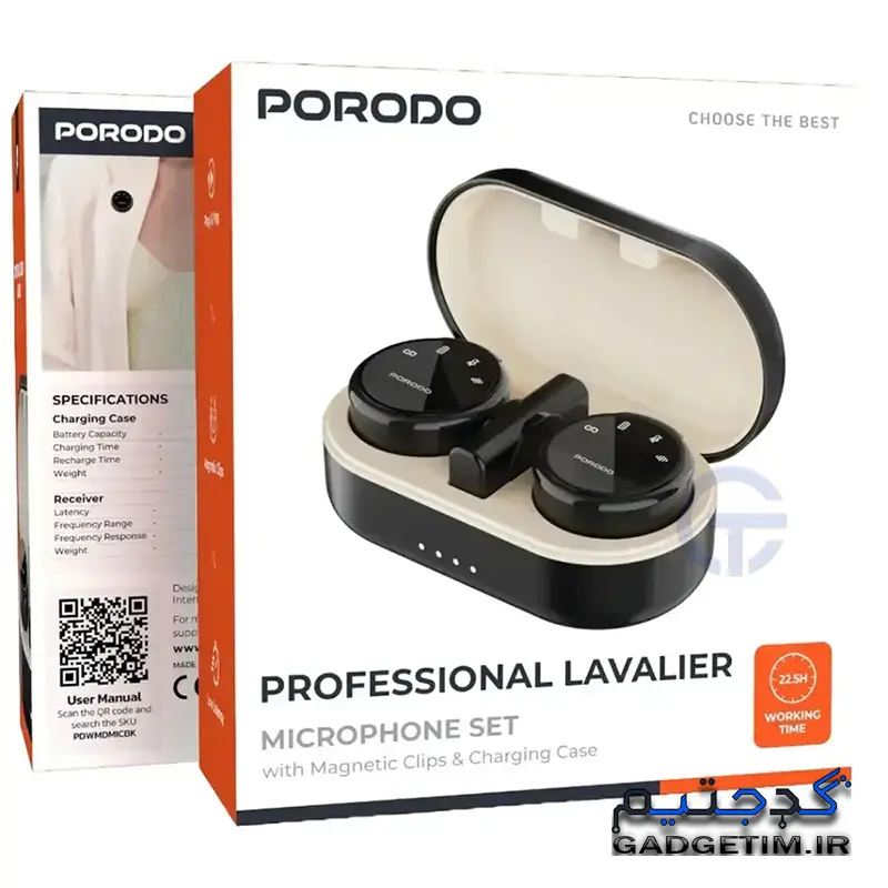 microphone professional lavier porodo