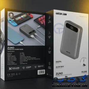 ZUNO 20000 POWER BANK GREEN LION